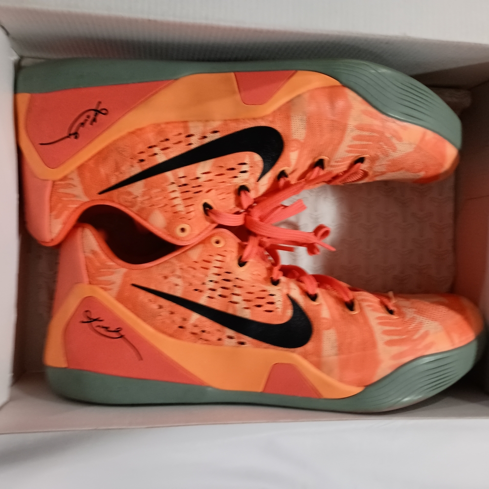 Nike Kids Orange Basketball Shoes
